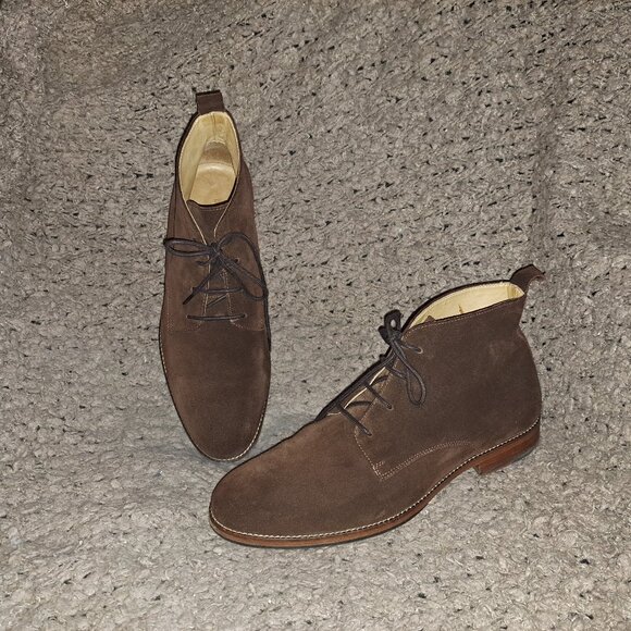 OCTOBRE ÉDITIONS-Brown Suede Chukka/Desert Boots-Size 43/9.5-Excellent - Picture 1 of 9